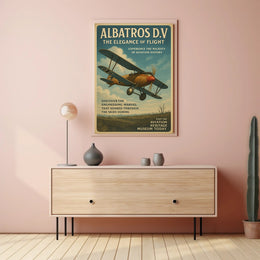 Albatros D.V The Elegance of Flight Poster PosterGoat