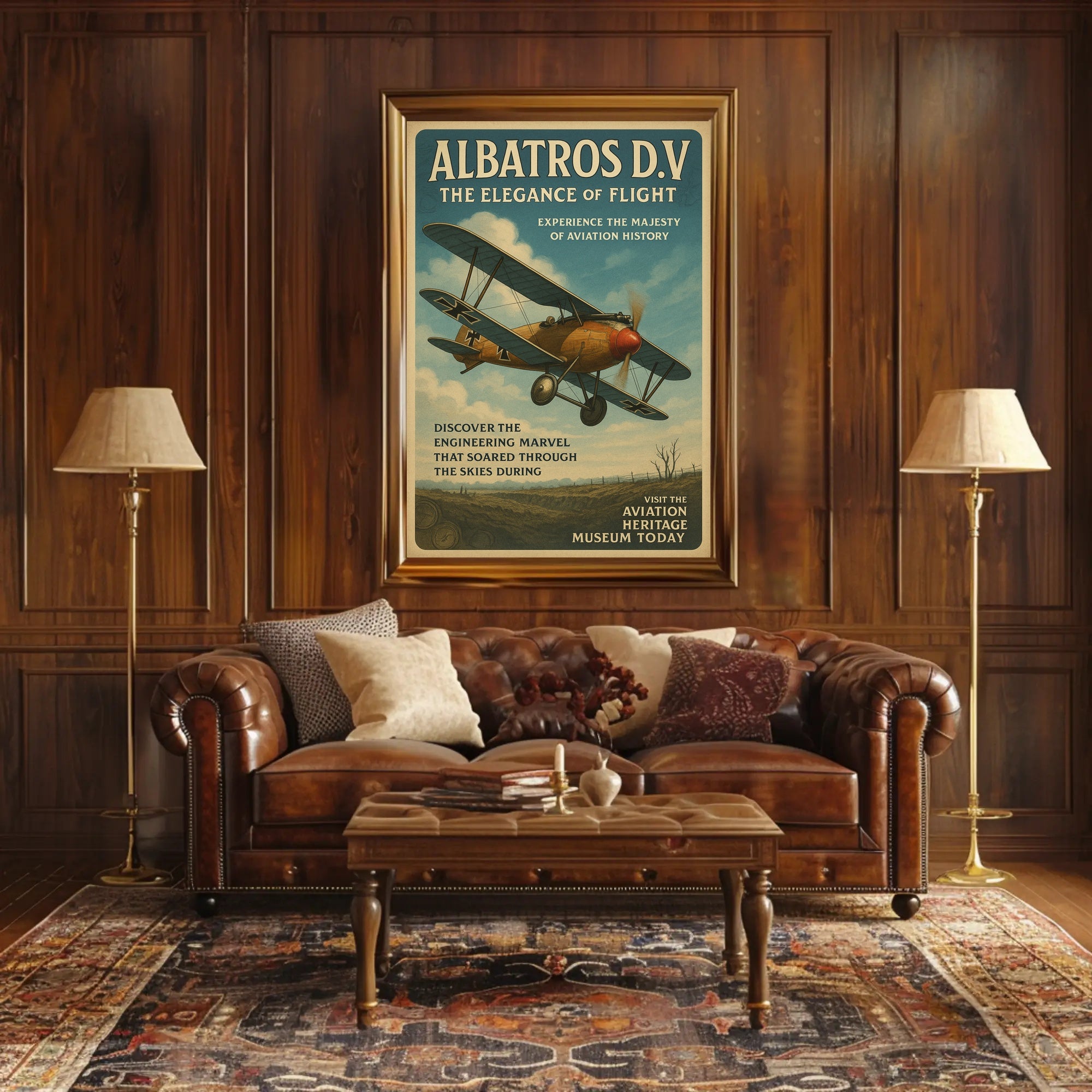 Albatros D.V The Elegance of Flight Poster PosterGoat