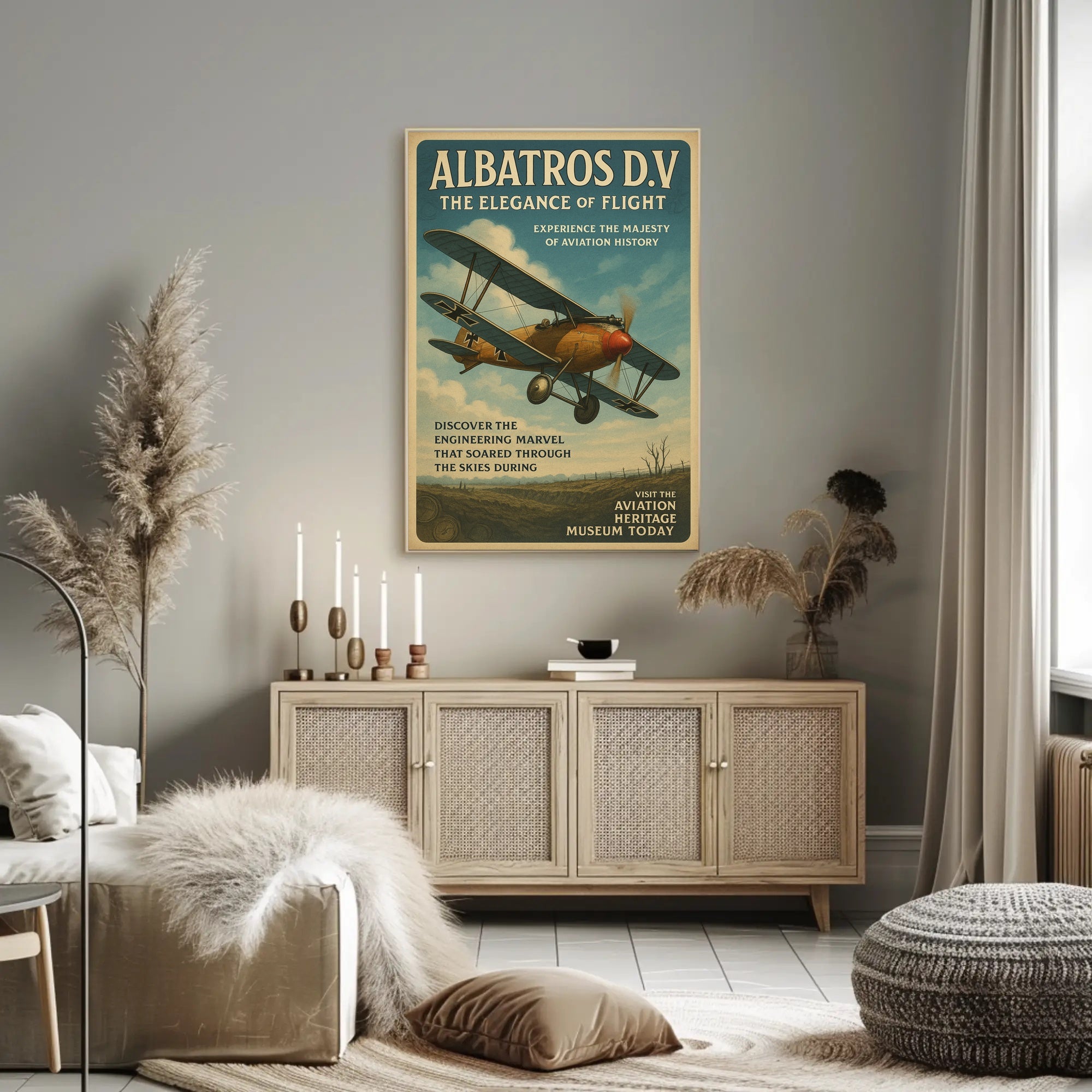 Albatros D.V The Elegance of Flight Poster PosterGoat