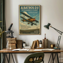 Albatros D.V The Elegance of Flight Poster PosterGoat