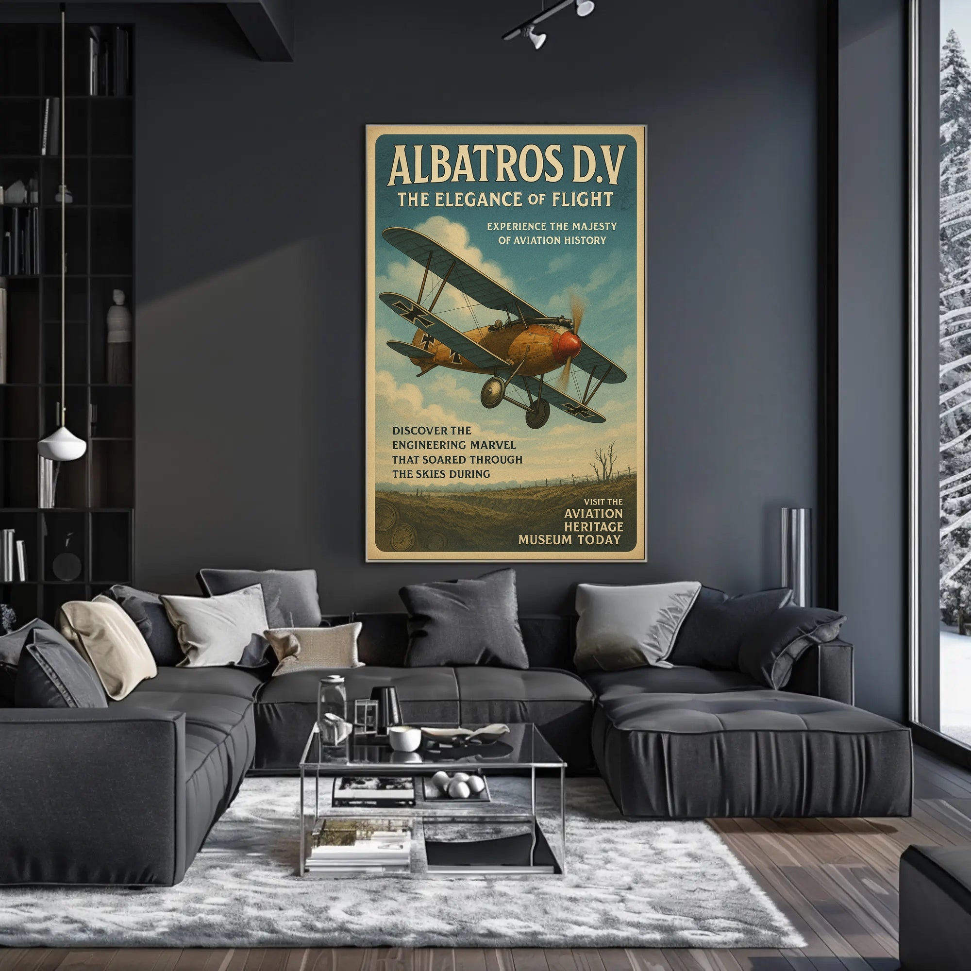 Albatros D.V The Elegance of Flight Poster PosterGoat