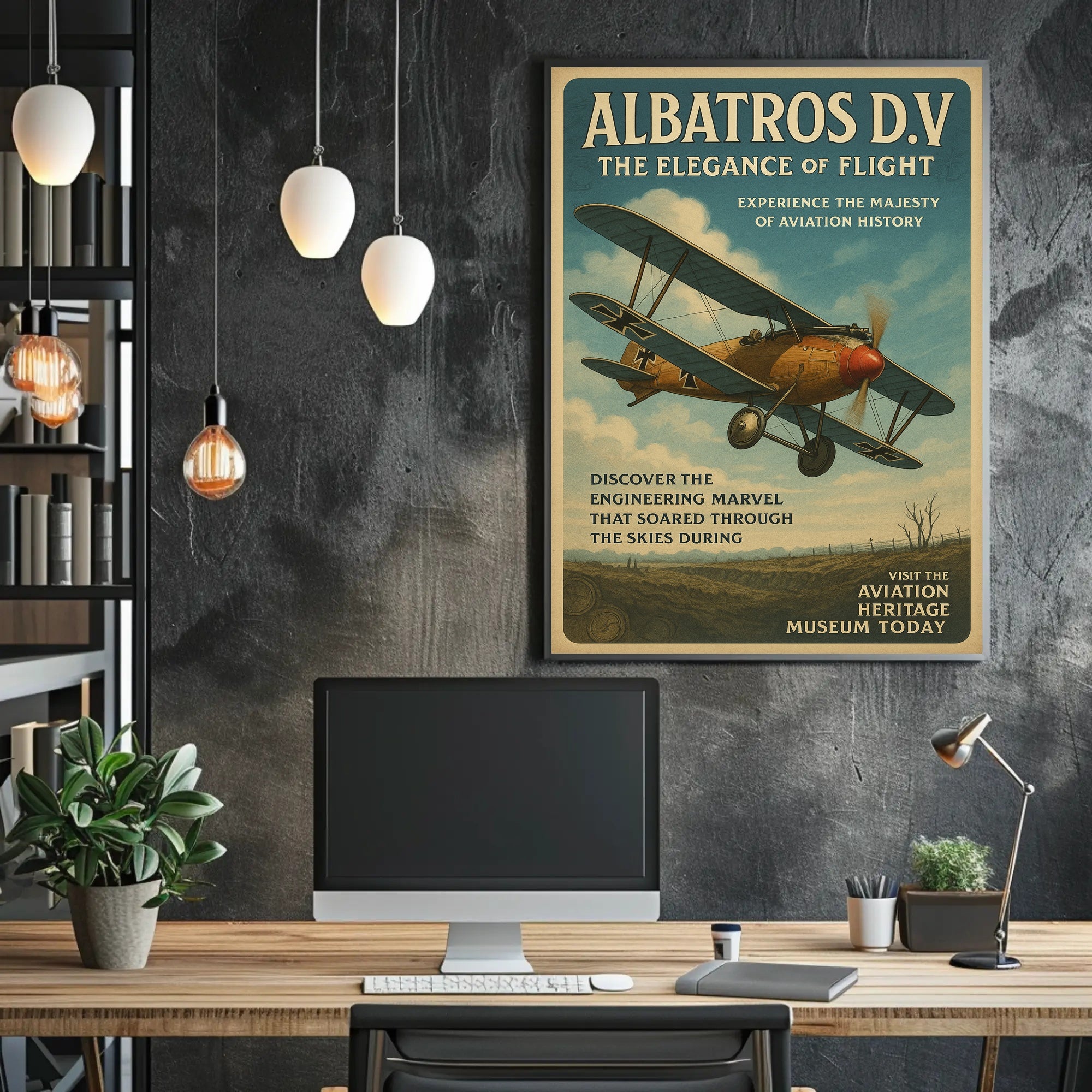 Albatros D.V The Elegance of Flight Poster PosterGoat
