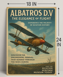 Albatros D.V The Elegance of Flight Poster PosterGoat