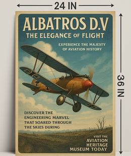 Albatros D.V The Elegance of Flight Poster PosterGoat