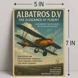 Albatros D.V The Elegance of Flight Poster PosterGoat