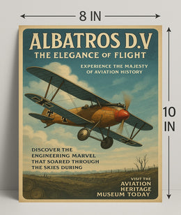 Albatros D.V The Elegance of Flight Poster PosterGoat
