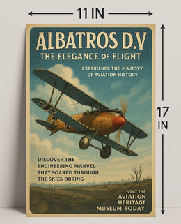 Albatros D.V The Elegance of Flight Poster PosterGoat