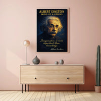 Albert Einstein Mind of a Genius Poster PosterGoat