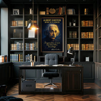 Albert Einstein Mind of a Genius Poster PosterGoat