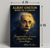 Albert Einstein Mind of a Genius Poster PosterGoat