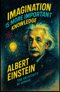 Albert Einstein The Relativity of Genius Poster PosterGoat