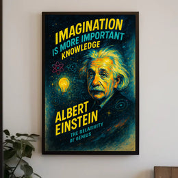 Albert Einstein The Relativity of Genius Poster PosterGoat