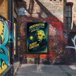 Albert Einstein The Relativity of Genius Poster PosterGoat