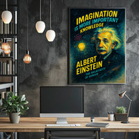 Albert Einstein The Relativity of Genius Poster PosterGoat