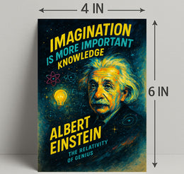 Albert Einstein The Relativity of Genius Poster PosterGoat