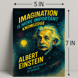 Albert Einstein The Relativity of Genius Poster PosterGoat