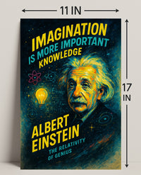 Albert Einstein The Relativity of Genius Poster PosterGoat