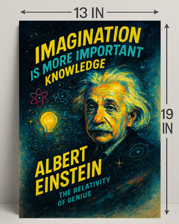 Albert Einstein The Relativity of Genius Poster PosterGoat
