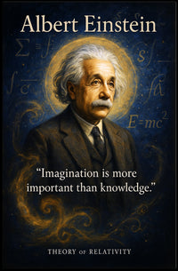 Albert Einstein - Theory of Relativity Poster PosterGoat