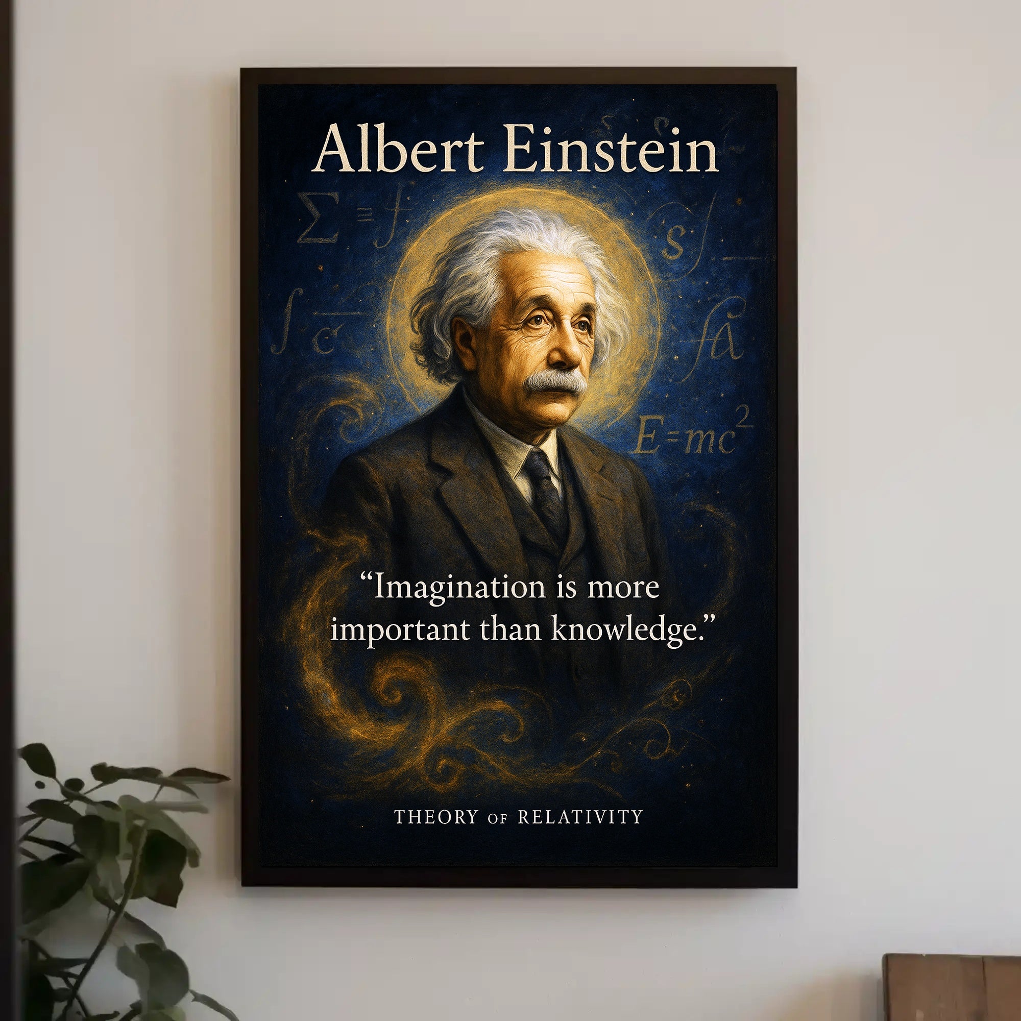 Albert Einstein - Theory of Relativity Poster PosterGoat