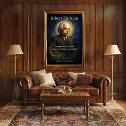 Albert Einstein - Theory of Relativity Poster PosterGoat