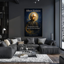 Albert Einstein - Theory of Relativity Poster PosterGoat