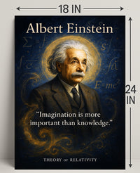Albert Einstein - Theory of Relativity Poster PosterGoat