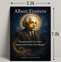 Albert Einstein - Theory of Relativity Poster PosterGoat