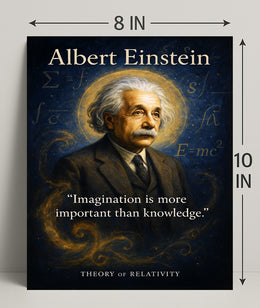 Albert Einstein - Theory of Relativity Poster PosterGoat