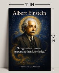 Albert Einstein - Theory of Relativity Poster PosterGoat