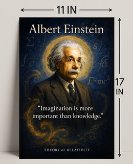 Albert Einstein - Theory of Relativity Poster PosterGoat