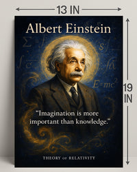 Albert Einstein - Theory of Relativity Poster PosterGoat