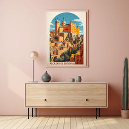 Alcázar of Segovia Travel Poster PosterGoat