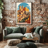 Alcázar of Segovia Travel Poster PosterGoat