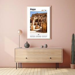 Aleppo's Historic Silk Road Story in Cultural Heritage Poster PosterGoat