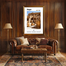 Aleppo's Historic Silk Road Story in Cultural Heritage Poster PosterGoat