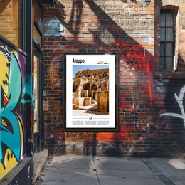 Aleppo's Historic Silk Road Story in Cultural Heritage Poster PosterGoat