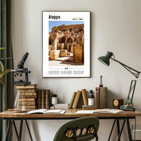 Aleppo's Historic Silk Road Story in Cultural Heritage Poster PosterGoat