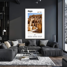 Aleppo's Historic Silk Road Story in Cultural Heritage Poster PosterGoat