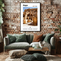 Aleppo's Historic Silk Road Story in Cultural Heritage Poster PosterGoat