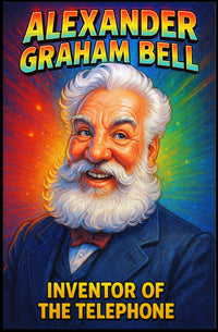 Alexander Graham Bell Inventor of the Telephone Poster PosterGoat