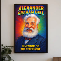 Alexander Graham Bell Inventor of the Telephone Poster PosterGoat