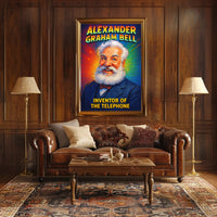 Alexander Graham Bell Inventor of the Telephone Poster PosterGoat