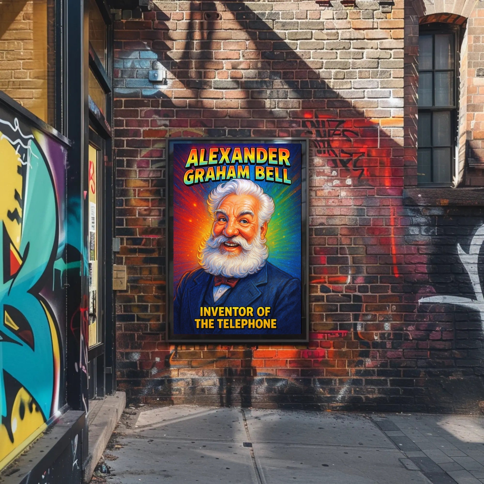 Alexander Graham Bell Inventor of the Telephone Poster PosterGoat