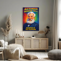 Alexander Graham Bell Inventor of the Telephone Poster PosterGoat