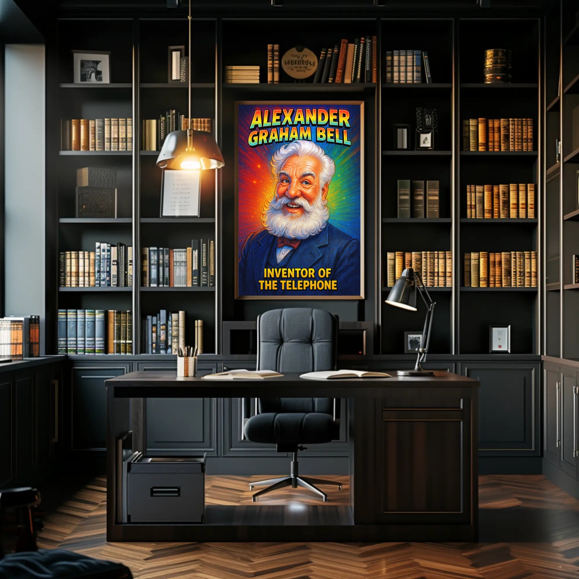 Alexander Graham Bell Inventor of the Telephone Poster PosterGoat