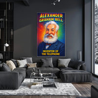 Alexander Graham Bell Inventor of the Telephone Poster PosterGoat