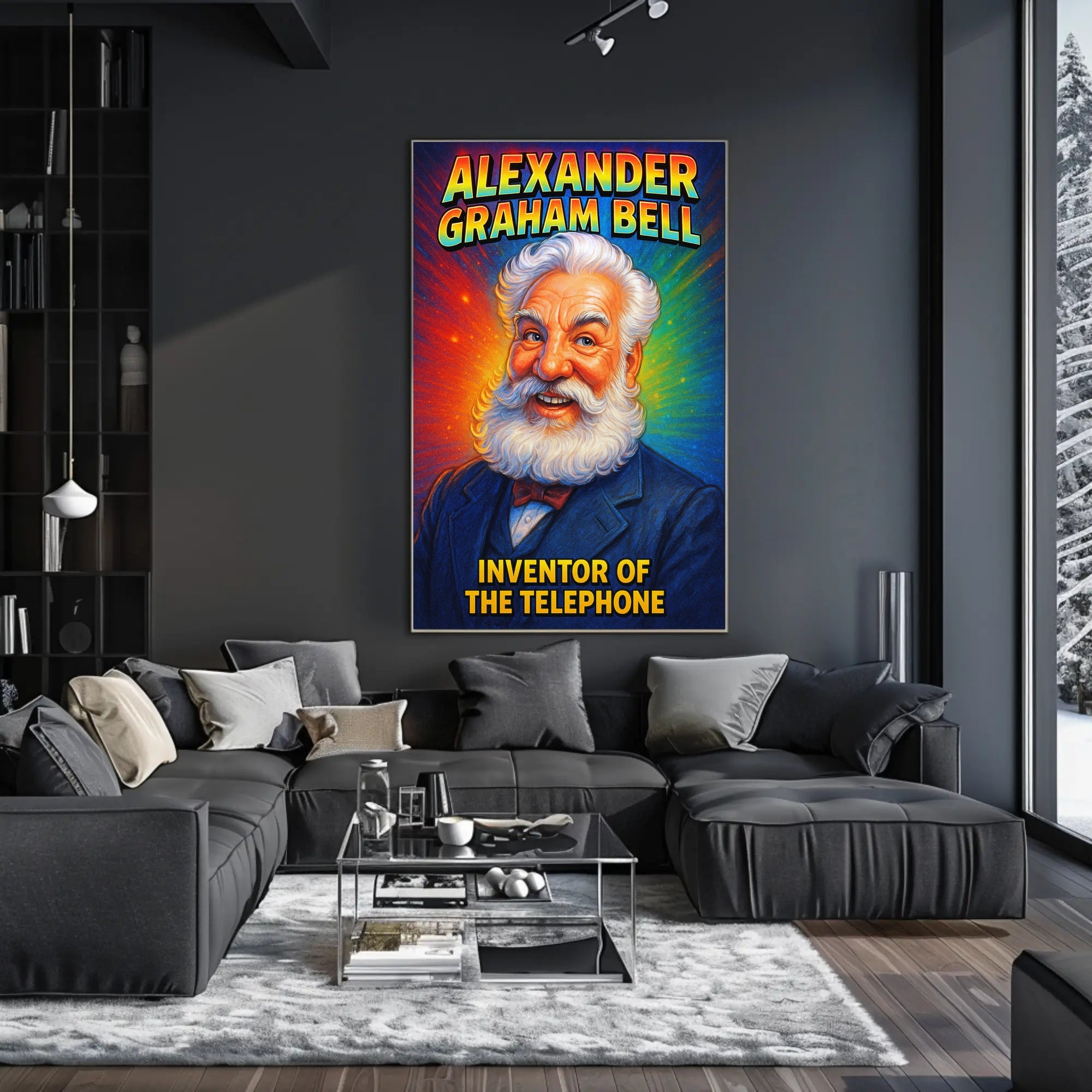 Alexander Graham Bell Inventor of the Telephone Poster PosterGoat