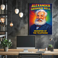 Alexander Graham Bell Inventor of the Telephone Poster PosterGoat