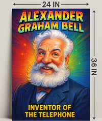 Alexander Graham Bell Inventor of the Telephone Poster PosterGoat